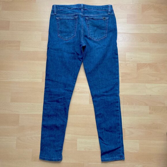 Joe's Jeans Rolled Crop Slim Medium Mid Rise Wash Jeans 28 29 - Picture 3 of 6
